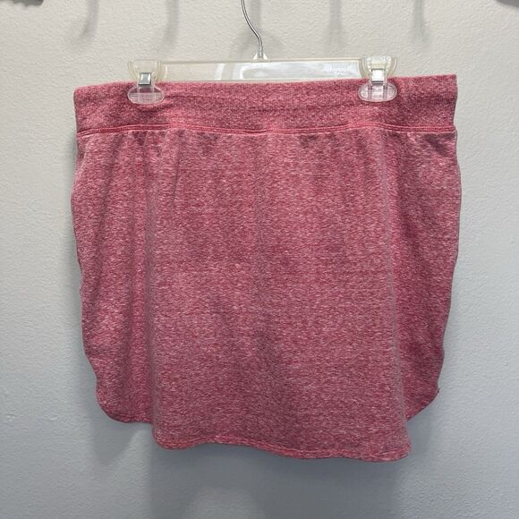 Green Tea | Pink Active Outdoor Casual Skort Skirt Size Large Zipper Pockets - Picture 3 of 6
